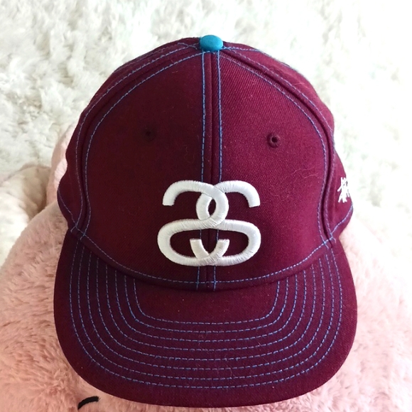 Stussy SS Snapback Baseball Cap - Picture 2 of 11